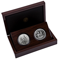 BIG 5 ELEPHANT AND KRUGERRAND SILVER PROOF SET