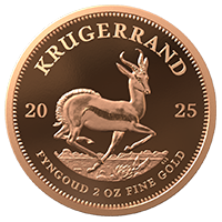 2 oz gold proof Krugerrand