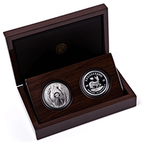 Big 5 Elephant and Krugerrand Proof Set – Silver