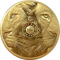 Big 5 Lion 1oz Gold AG 999