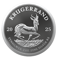 2 oz fine silver proof Krugerrand