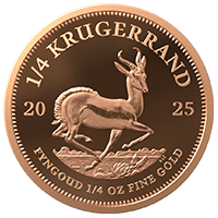 ¼ oz gold proof Krugerrand