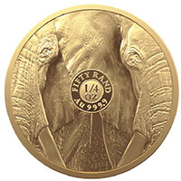 R50 BIG 5 ELEPHANT ¼ OZ GOLD PROOF