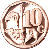 SA Mint - Circulation coins - 10c