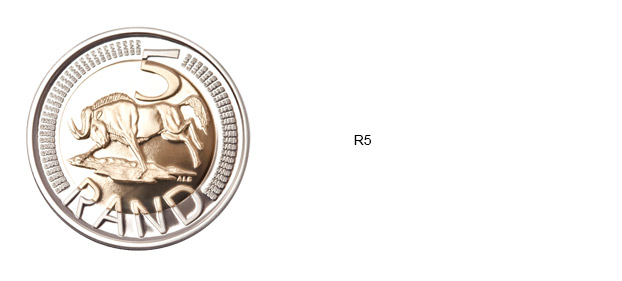 SA Mint Circulation Coins - R5